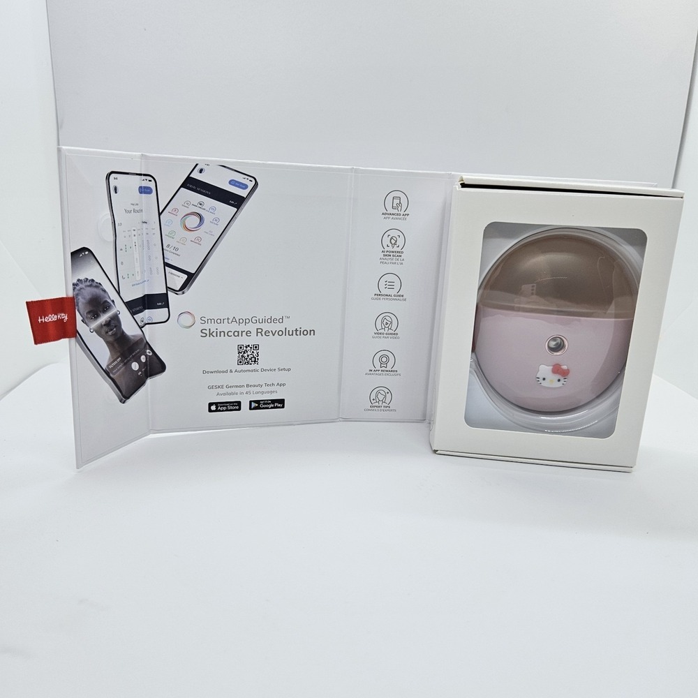 Hello Kitty x GESKE Skincare Bundle -‎ Thermo Facial Brush & Hydration Refresher - Picture 16 of 16